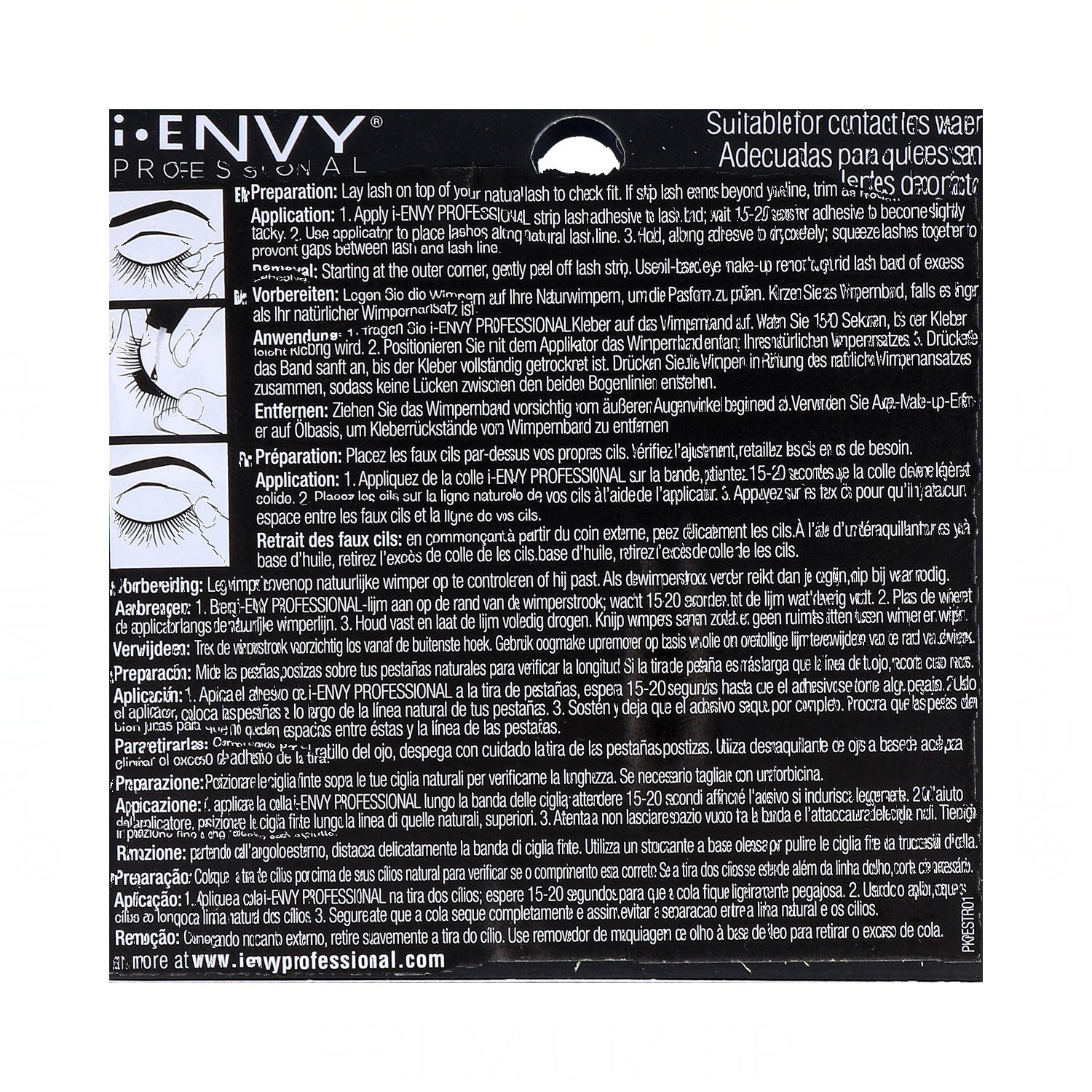 I Envy Strip Lash/Pestañas Banda Double Layer 02 (Pkpe71)