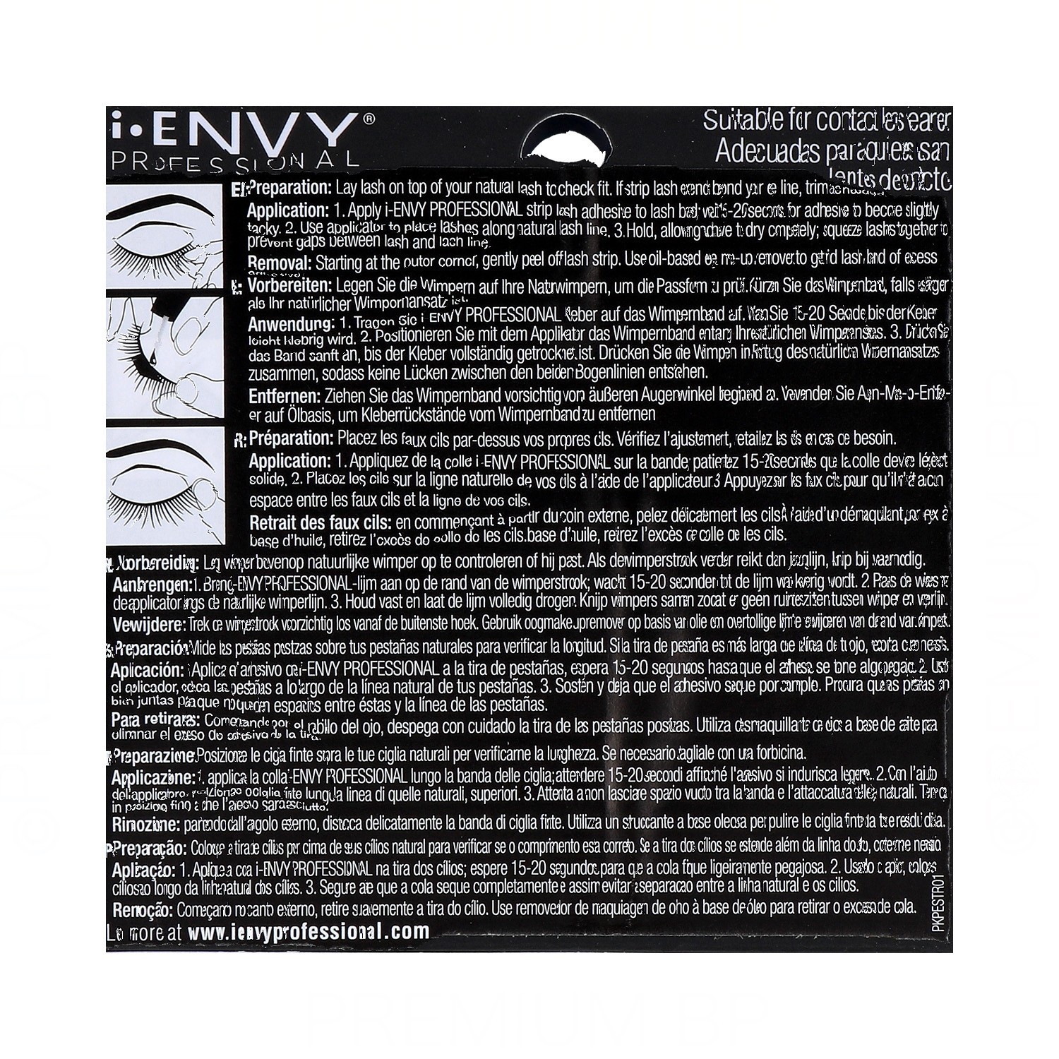 I Envy Strip Lash/Pestañas Banda Double Layer 03 (Pkpe73)