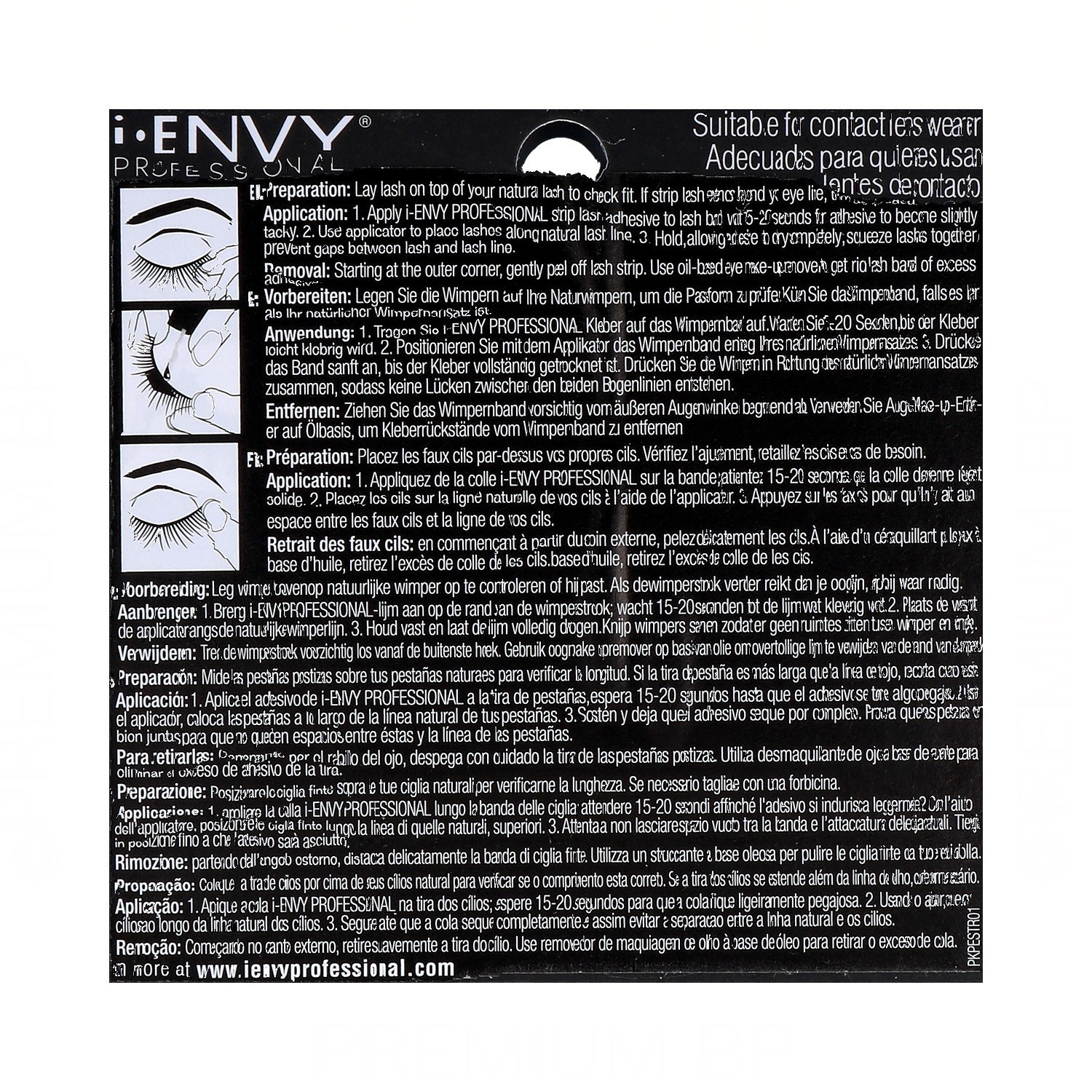 I Envy Strip Lash/Pestañas Banda Double Layer 04 (Pkpe74)