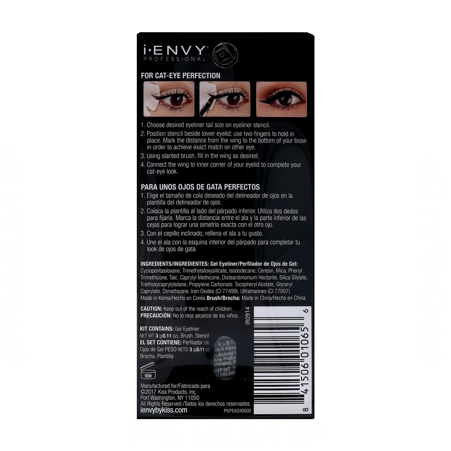 I Envy Wing It Eyeliner Kit Negro (Pkpek04)