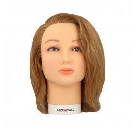 Sinelco Cabeçaa Do Manequim Isaline 40Cm (0030211) Cabelo Humano