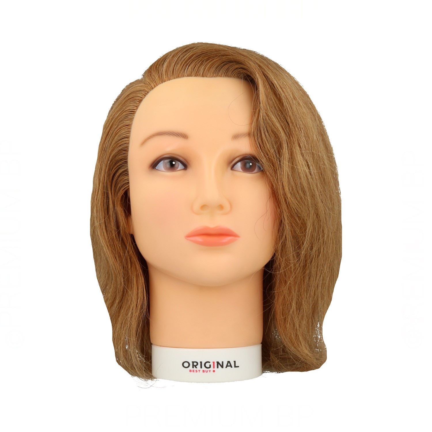 Sinelco Cabeçaa Do Manequim Isaline 40Cm (0030211) Cabelo Humano