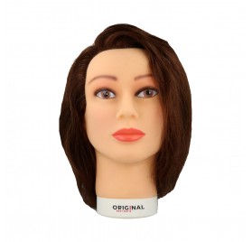 Sinelco Cabeçaa Do Manequim Valeska 40Cm (0030221) Cabelo Humano