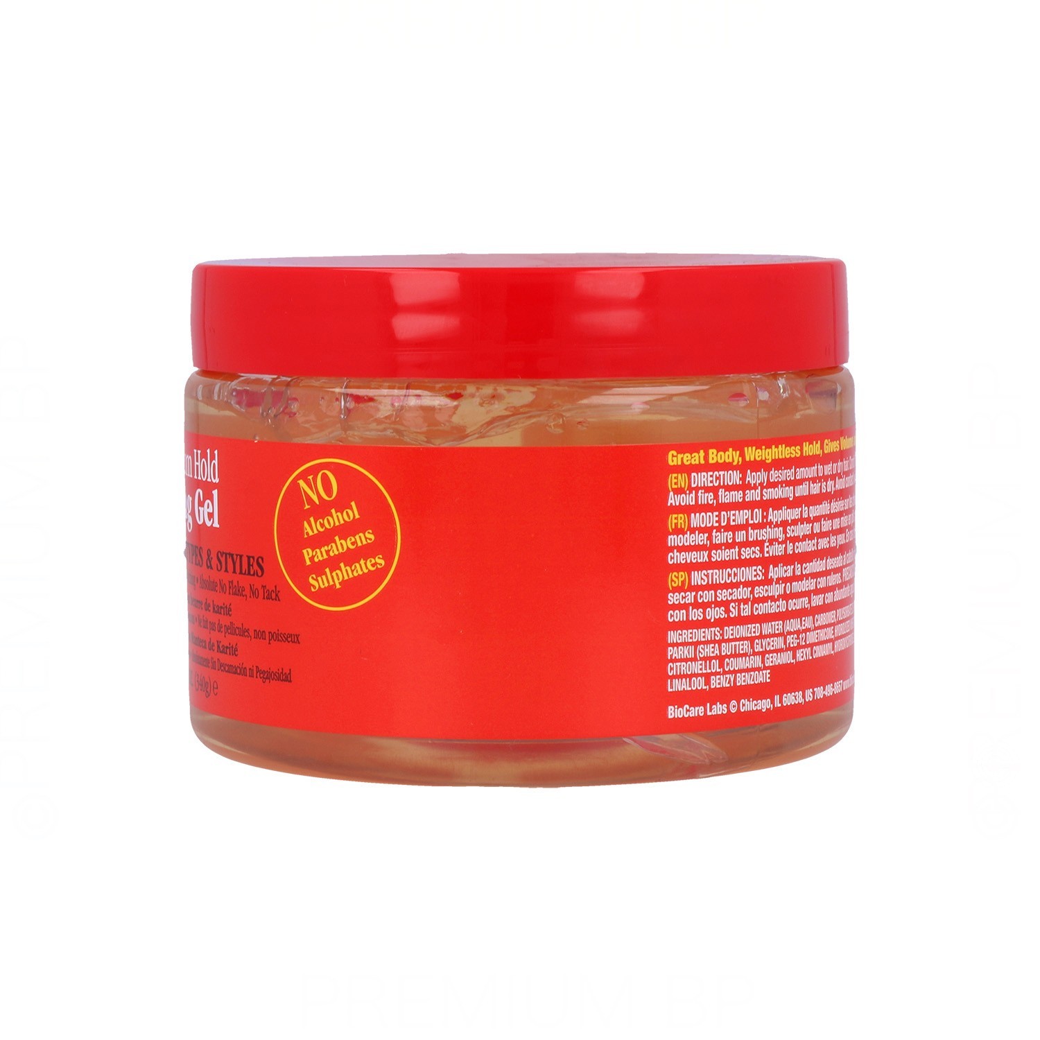 Biocare Strongends Honey Styling Gel 340G/12Oz