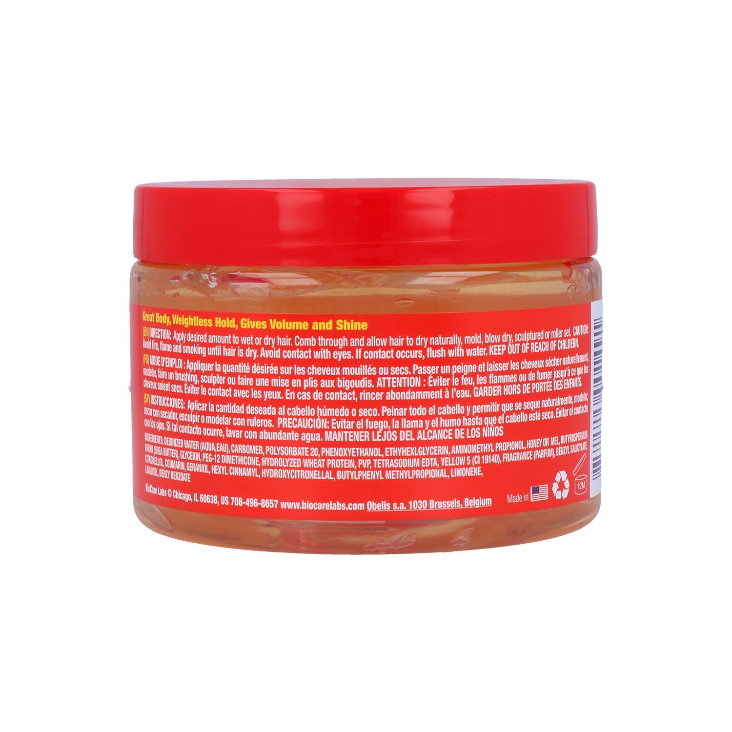 Biocare Strongends Honey Styling Gel 340G/12Oz