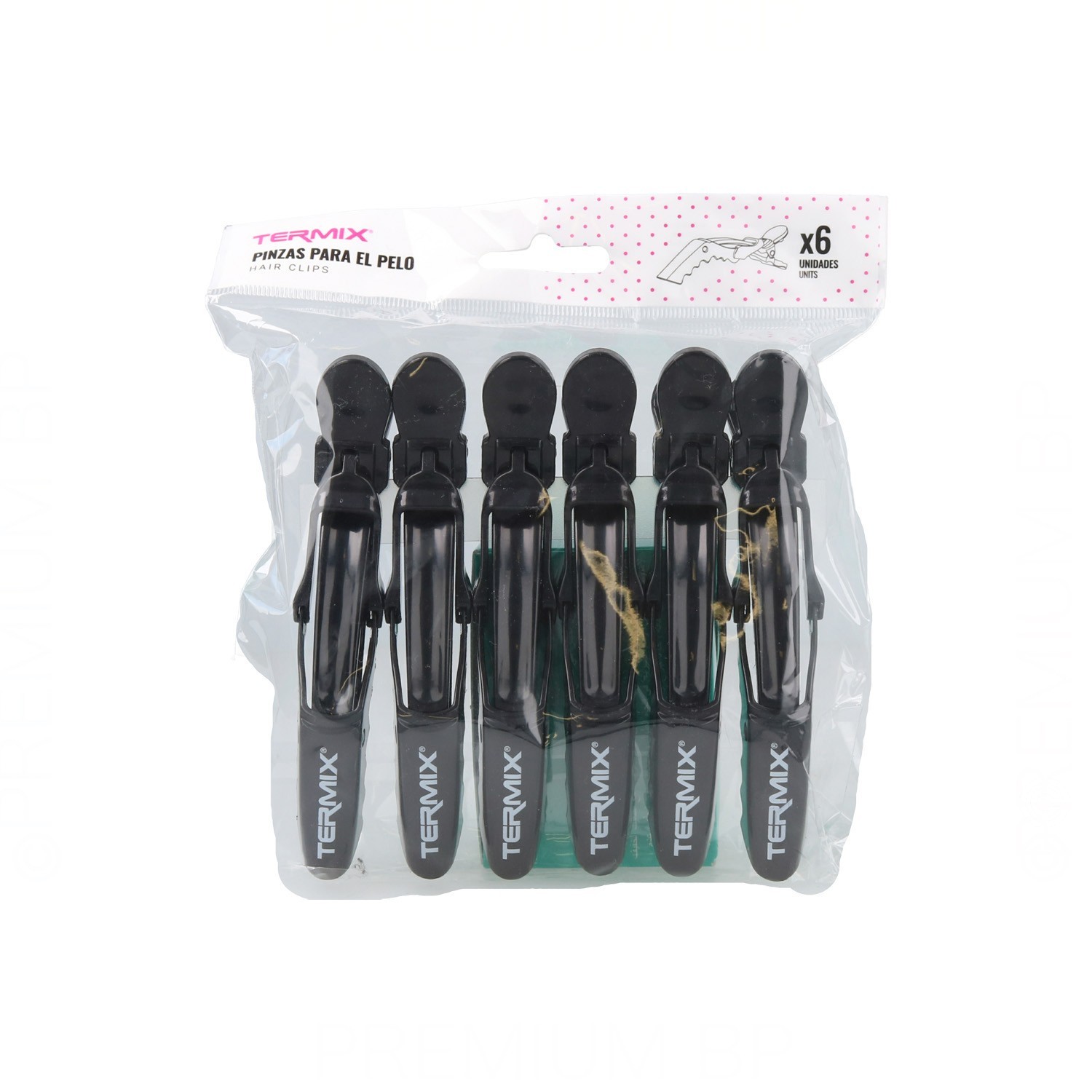 Termix Pack 6 Pinzas Negras Termix Pack 6 Pinzas Negras