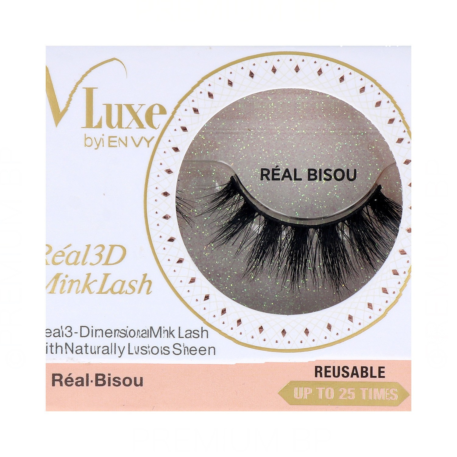 I Envy V Luxe 3D Realmink Lash/Pestana Real Bisou (Vler01)