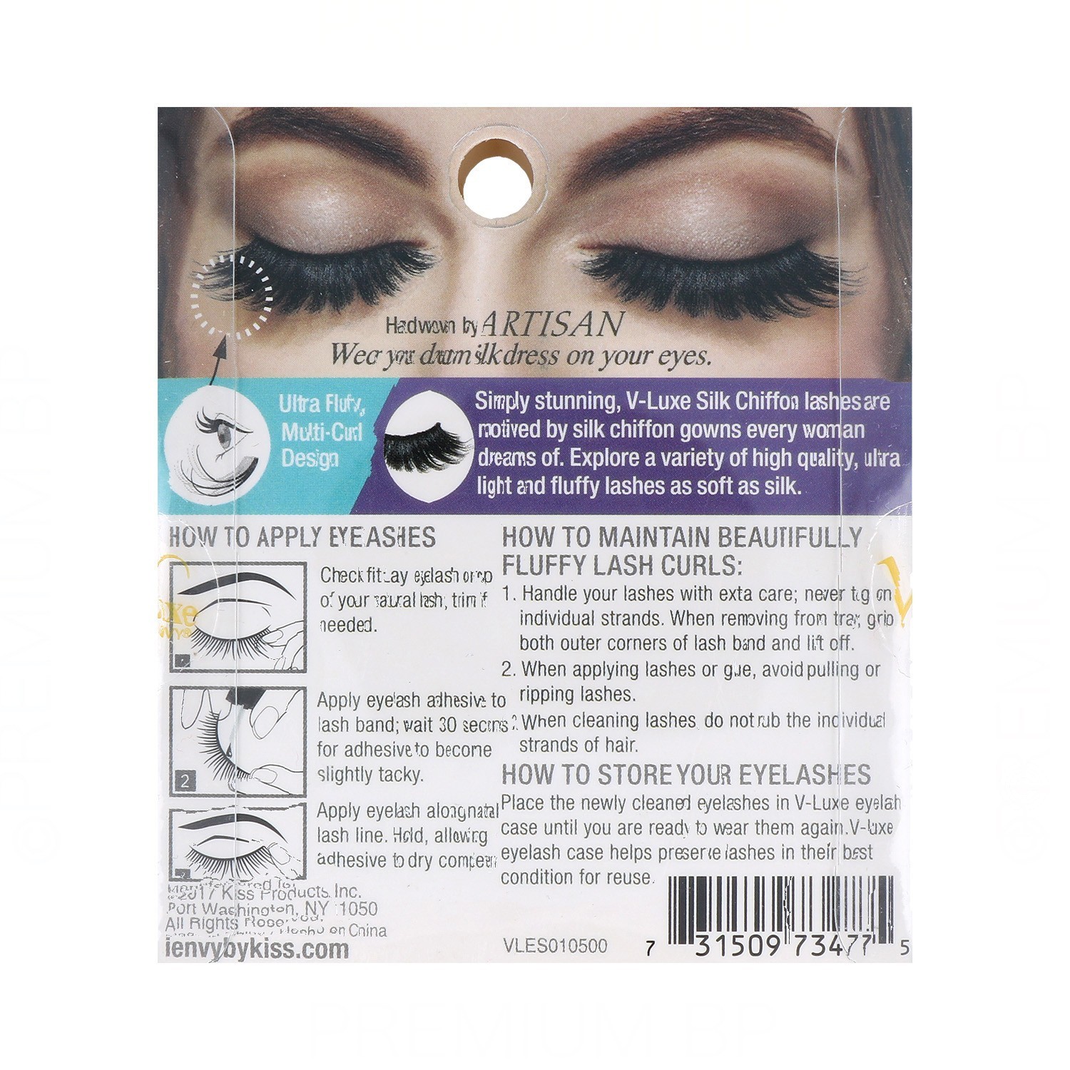 I Envy V Luxe Chiffon Silk Lash/Pestaña Inspired Ballgown (Vles01)