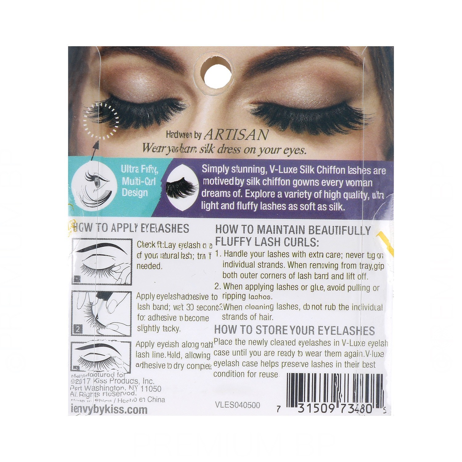 I Envy V Luxe Chiffon Silk Lash/Pestaña Inspired Mermaid (Vles04)