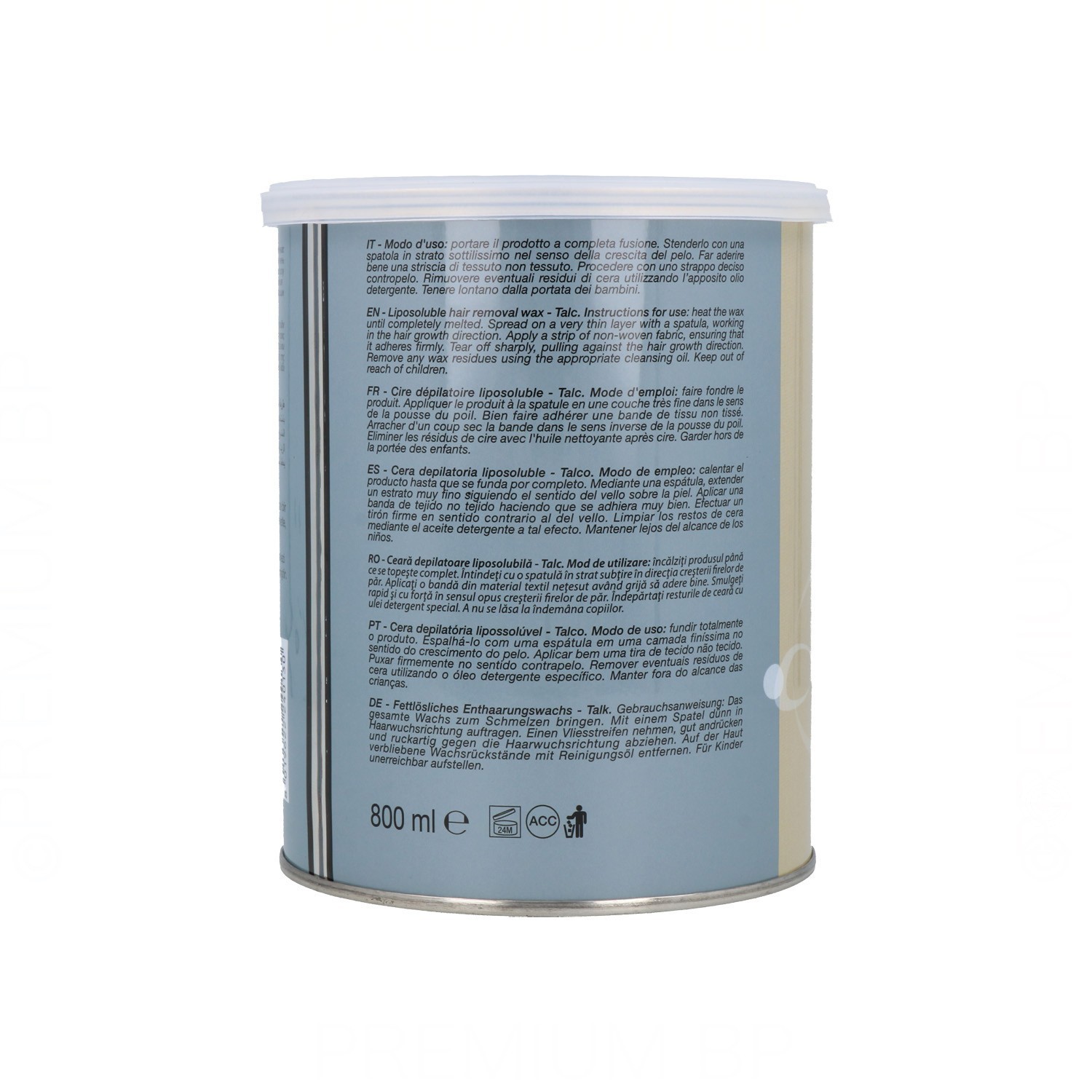 Idema Can Wax Talc 800 ml.