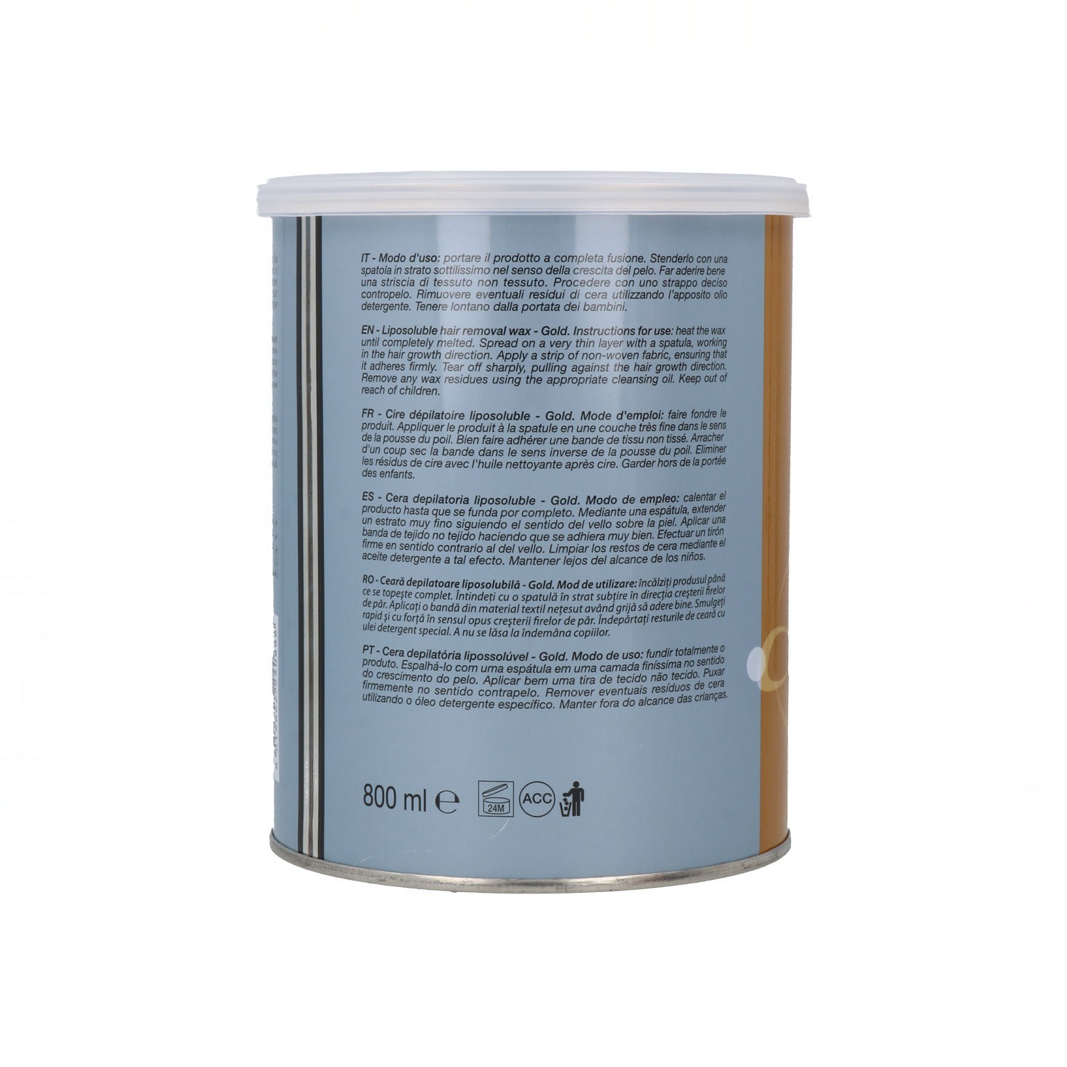 Idema Gold Wax Tin 800 ml.