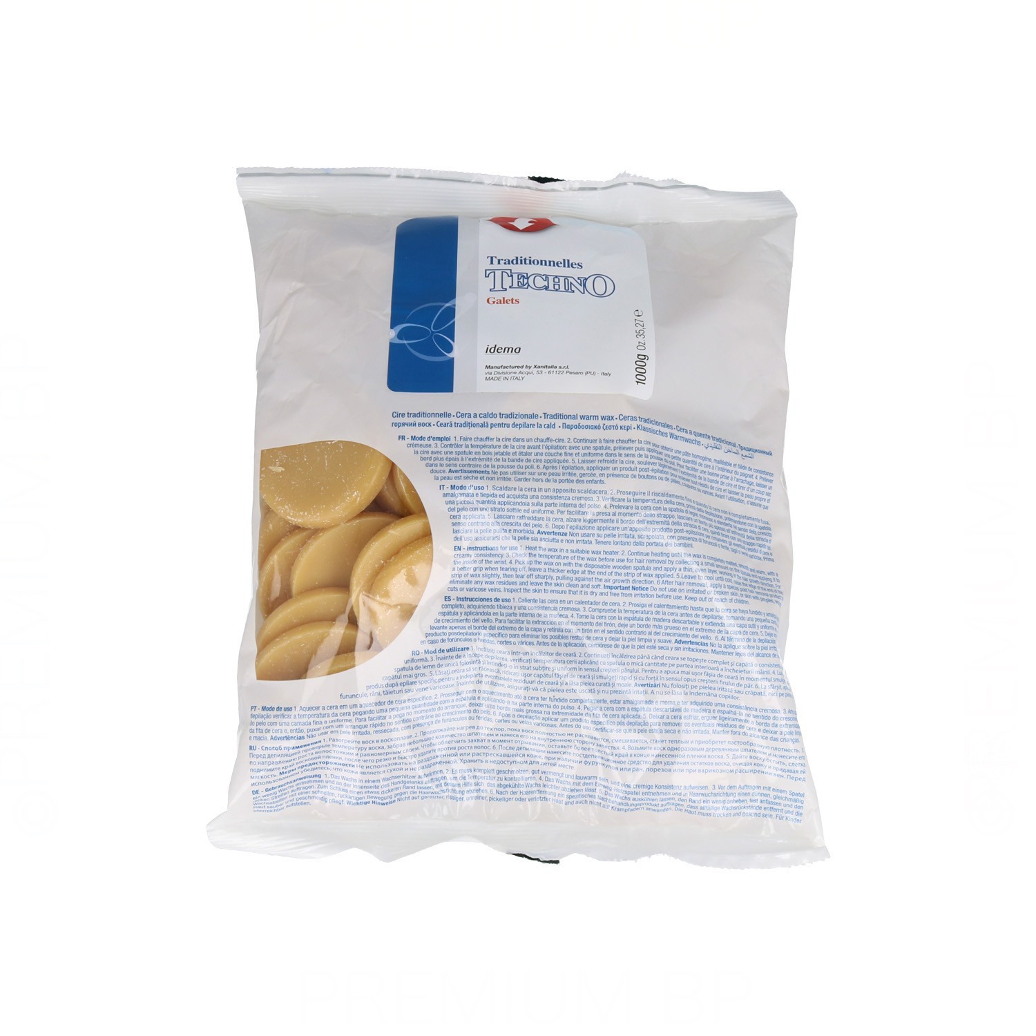 Idema Gialla Hot Wax Discs 1 kg.