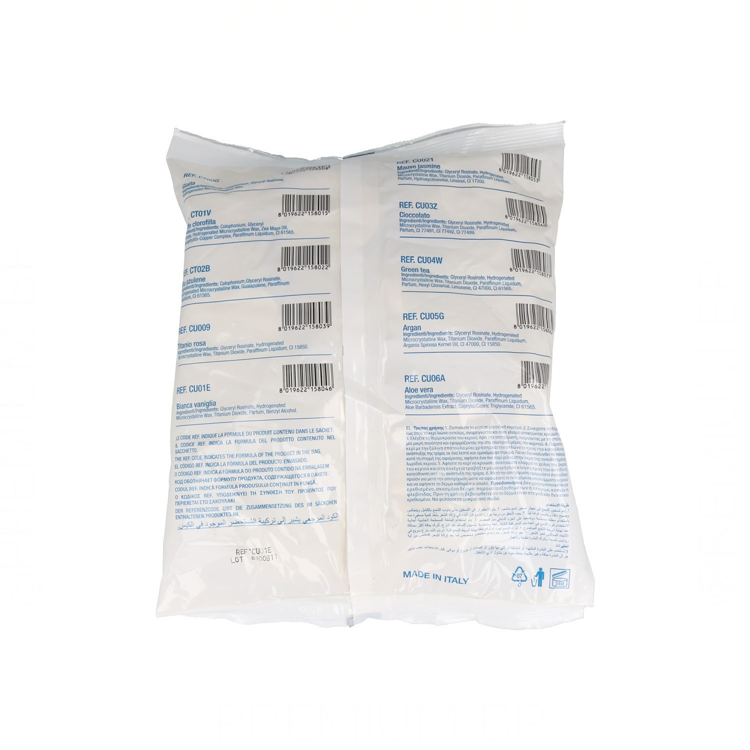 Idema Discos Cera Caliente Blanca 1 kg.