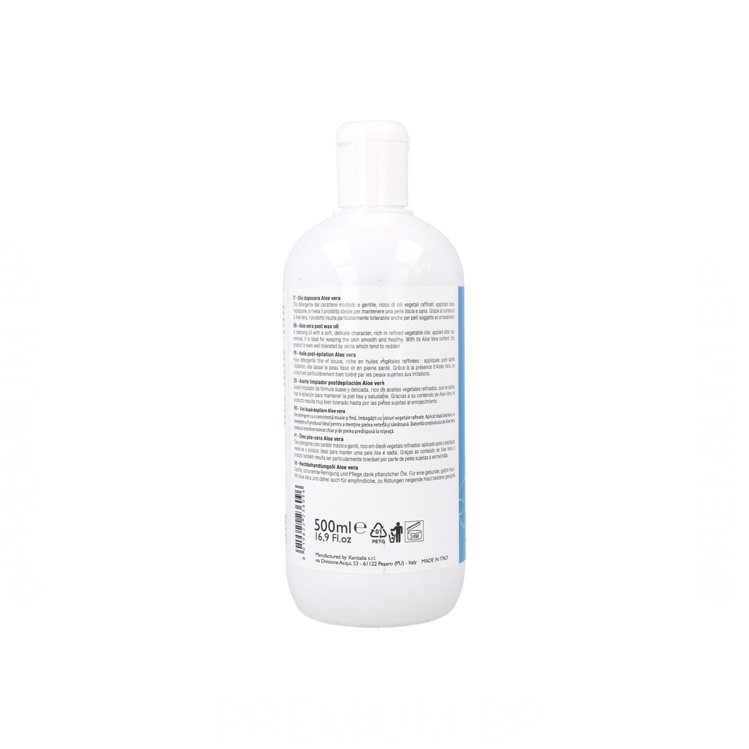 Idema Aceite limpiador Post Depil Aloe Vera 500 ml.