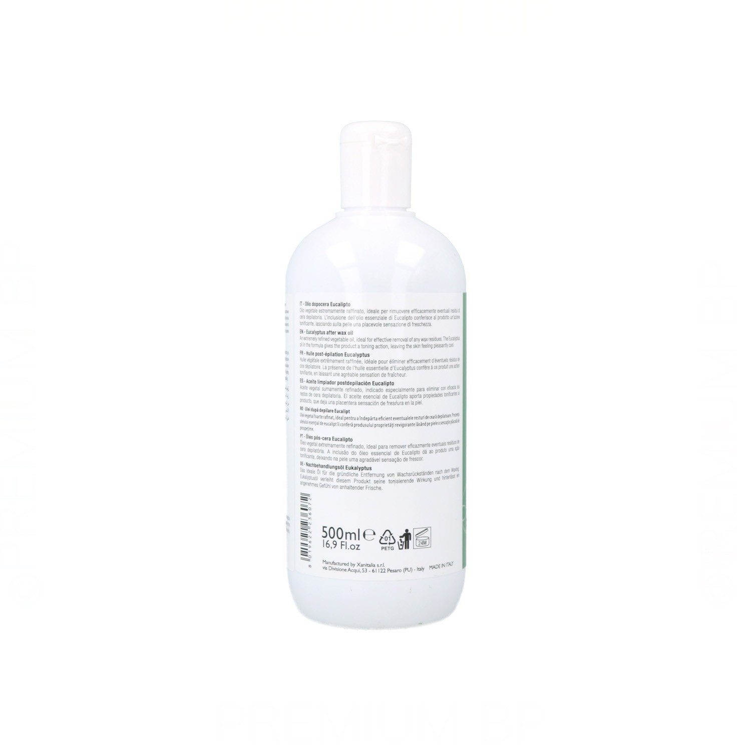 Idema Aceite limpiador Post Depil Eucalipto 500 ml.