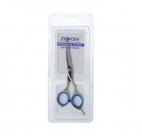 Zenish Tijera Profesional Metal Silver/Azul 6"