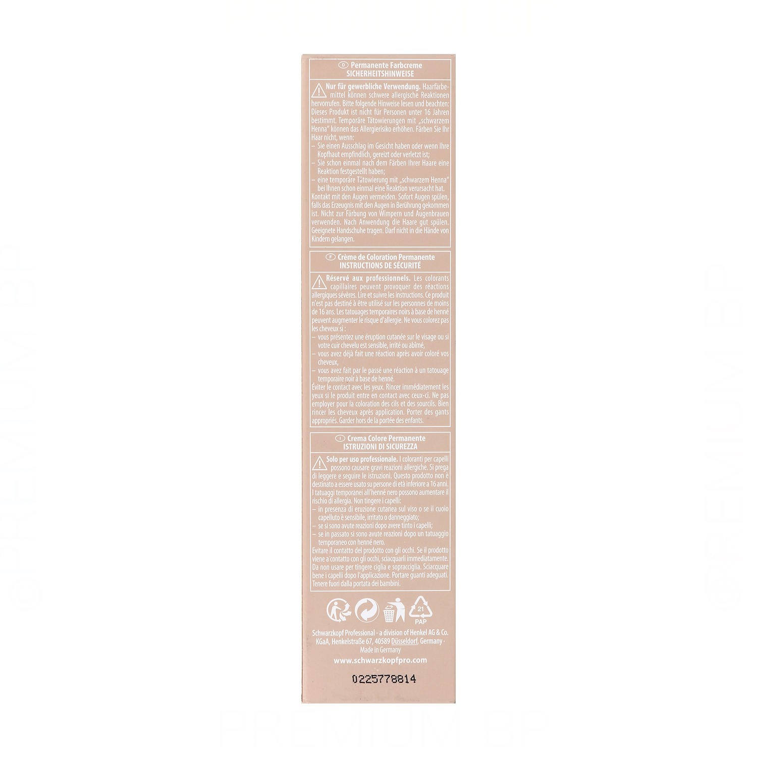 Schwarzkopf Igora Royal Nudes 60ml, Color 4-46