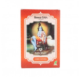 Radhe Shyam Henna Poeira Cobre Natural 100 gr