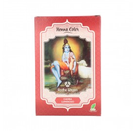 Radhe Shyam Henna Poeira Mogno Brilhante 100 gr