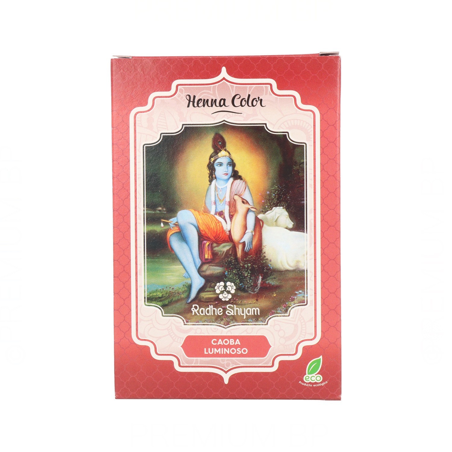 Radhe Shyam Henna Poeira Mogno Brilhante 100 gr