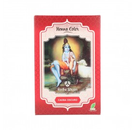 Radhe Shyam Henna Poeira Mogno Escuro 100 gr