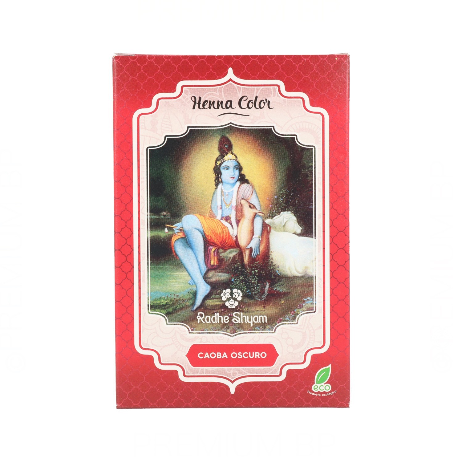 Radhe Shyam Henna Poeira Mogno Escuro 100 gr