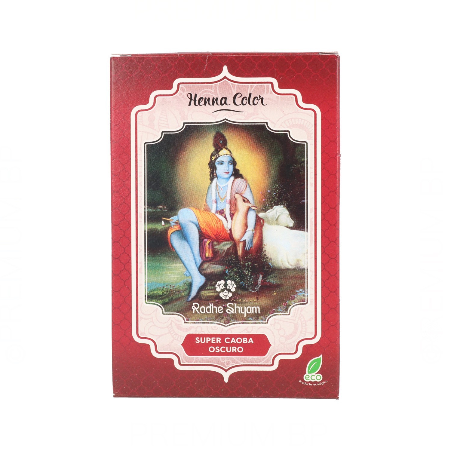 Radhe Shyam Henna Poeira Super Mogno Escuro 100 gr