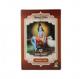 Radhe Shyam Henna Poeira Castanho Claro 100 gr