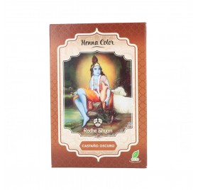 Radhe Shyam Henna Poeira Castanho Escuro 100 gr