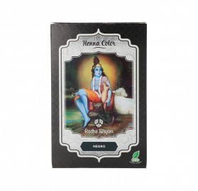 Radhe Shyam Henna Poeira Preto 100 gr