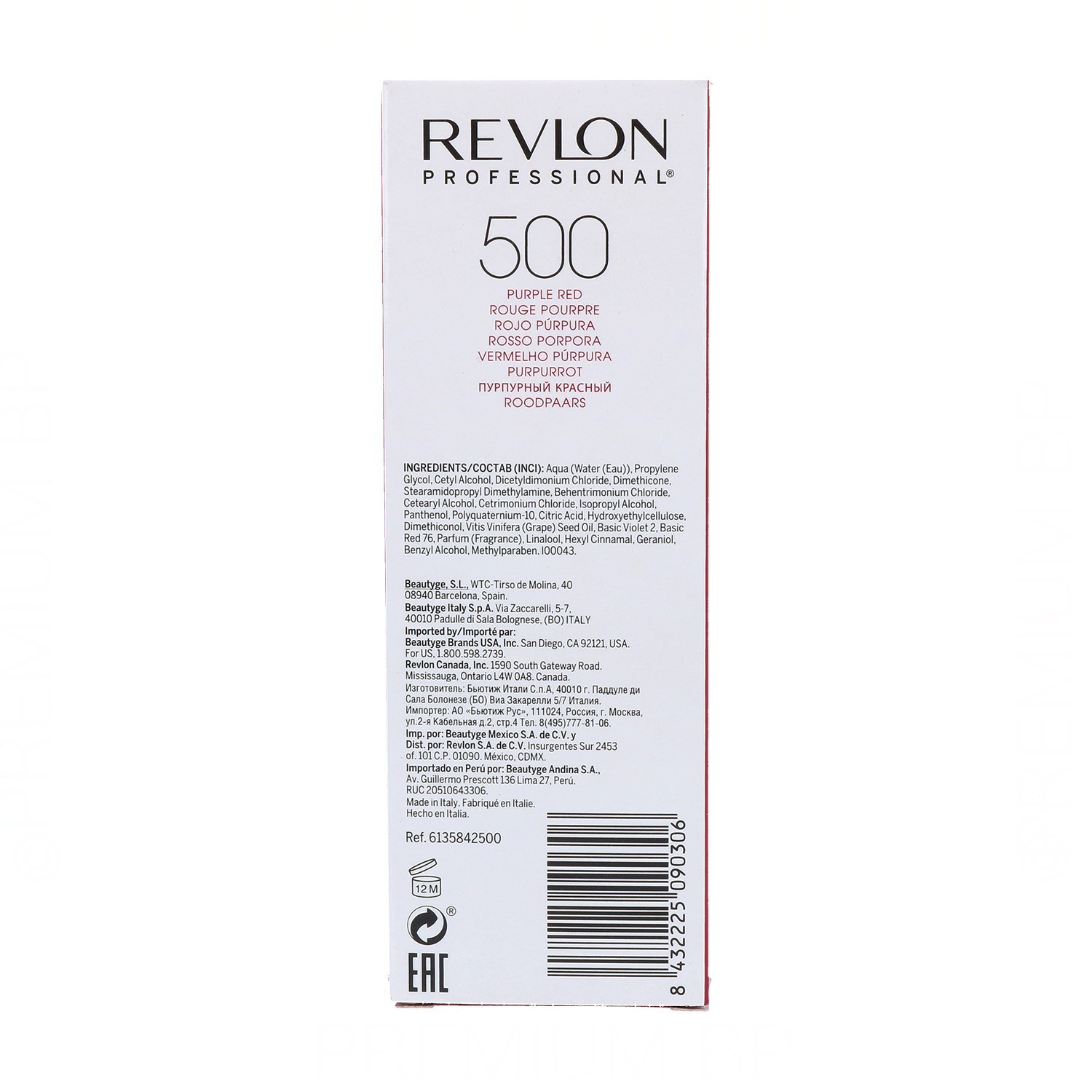 Revlon Nutri Color 500/Rojo Morado 50Ml