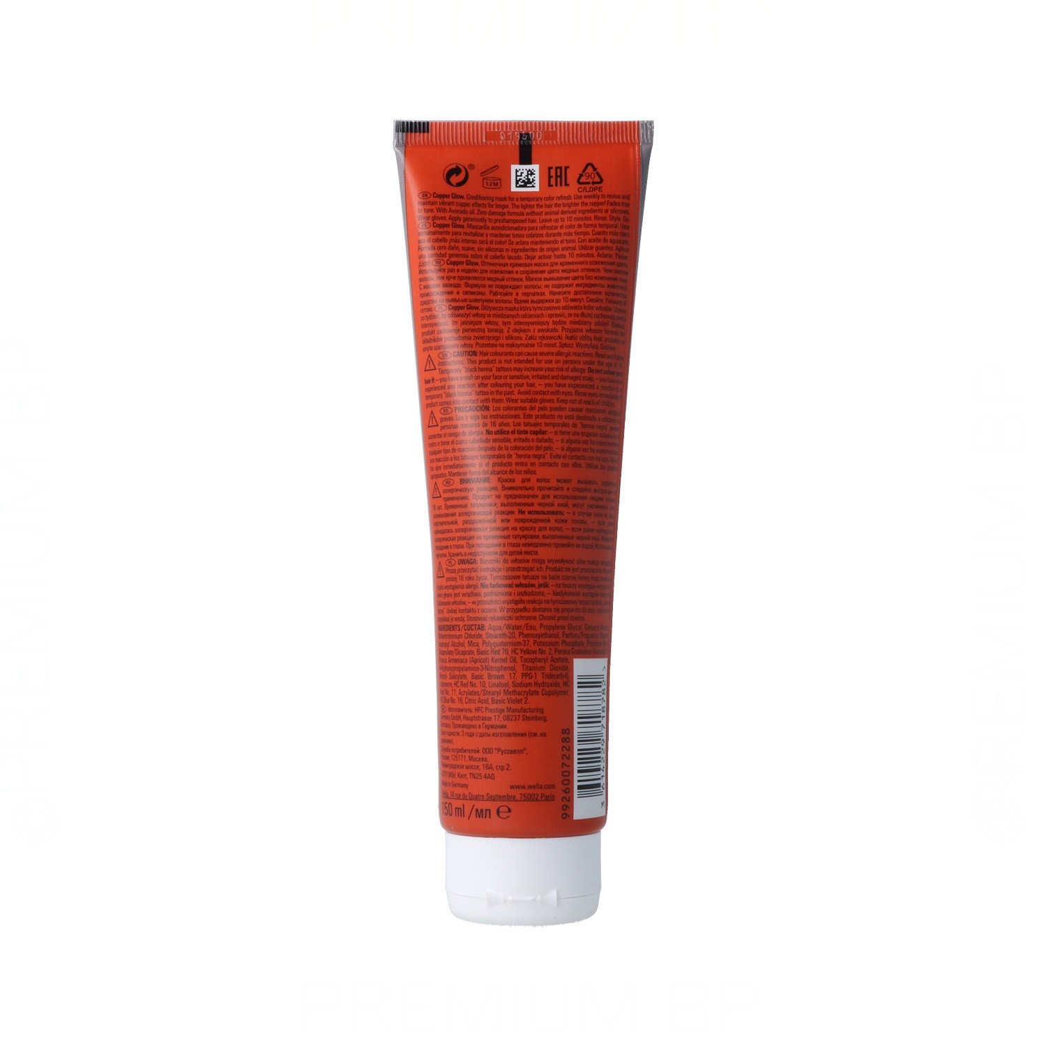 Wella Color Fresh Máscara Brilho Cobre 150 ml