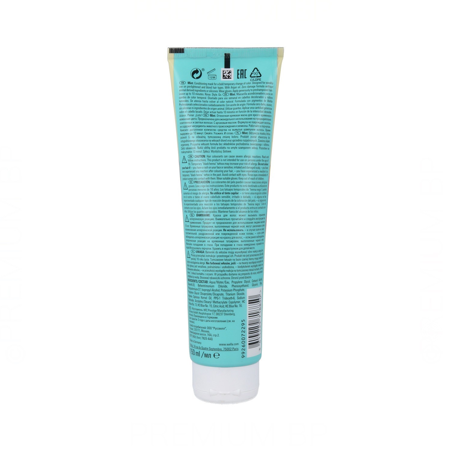 Wella Color Fresh Mascarilla Mint 150 ml