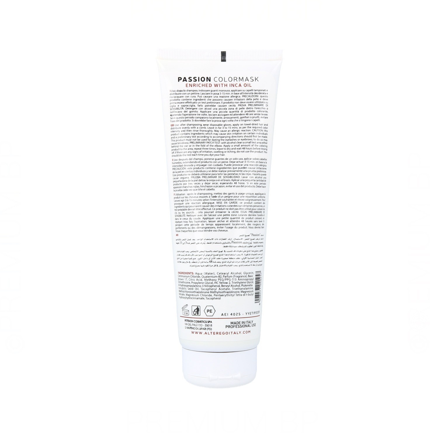 Alterego Passion Mascarilla Color Castaño 250ML