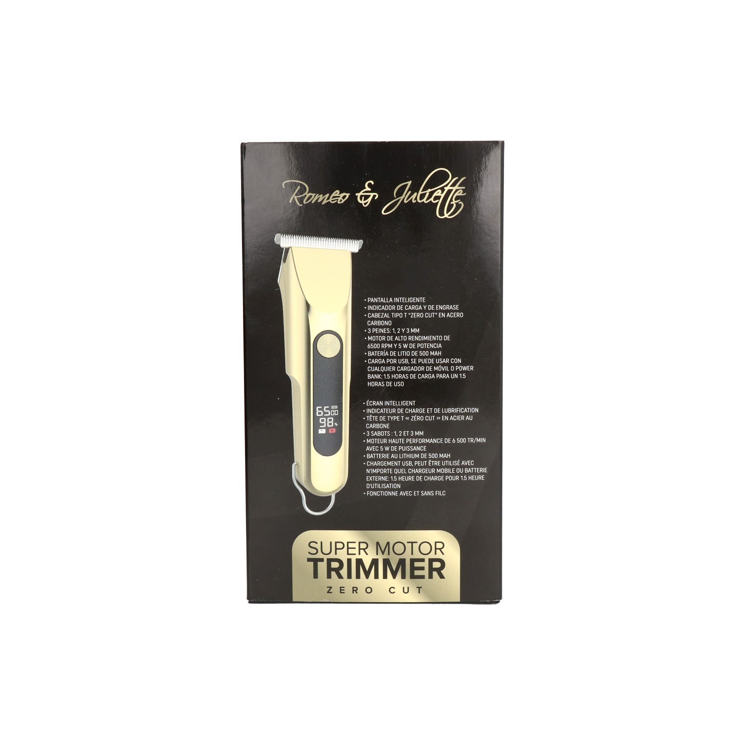 Albi R&J Super Motor Trimmer Zero Cut Hair Clipper Black