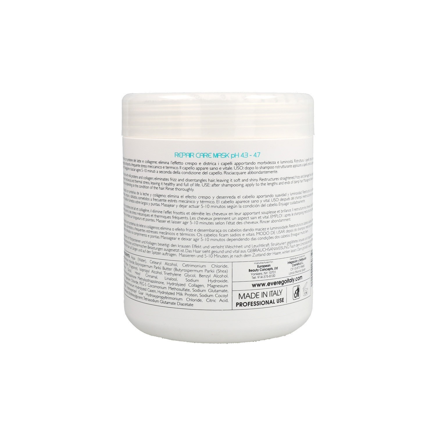 Everego Spa Nourrissant Spa Masque Soin Réparateur 1000 ml