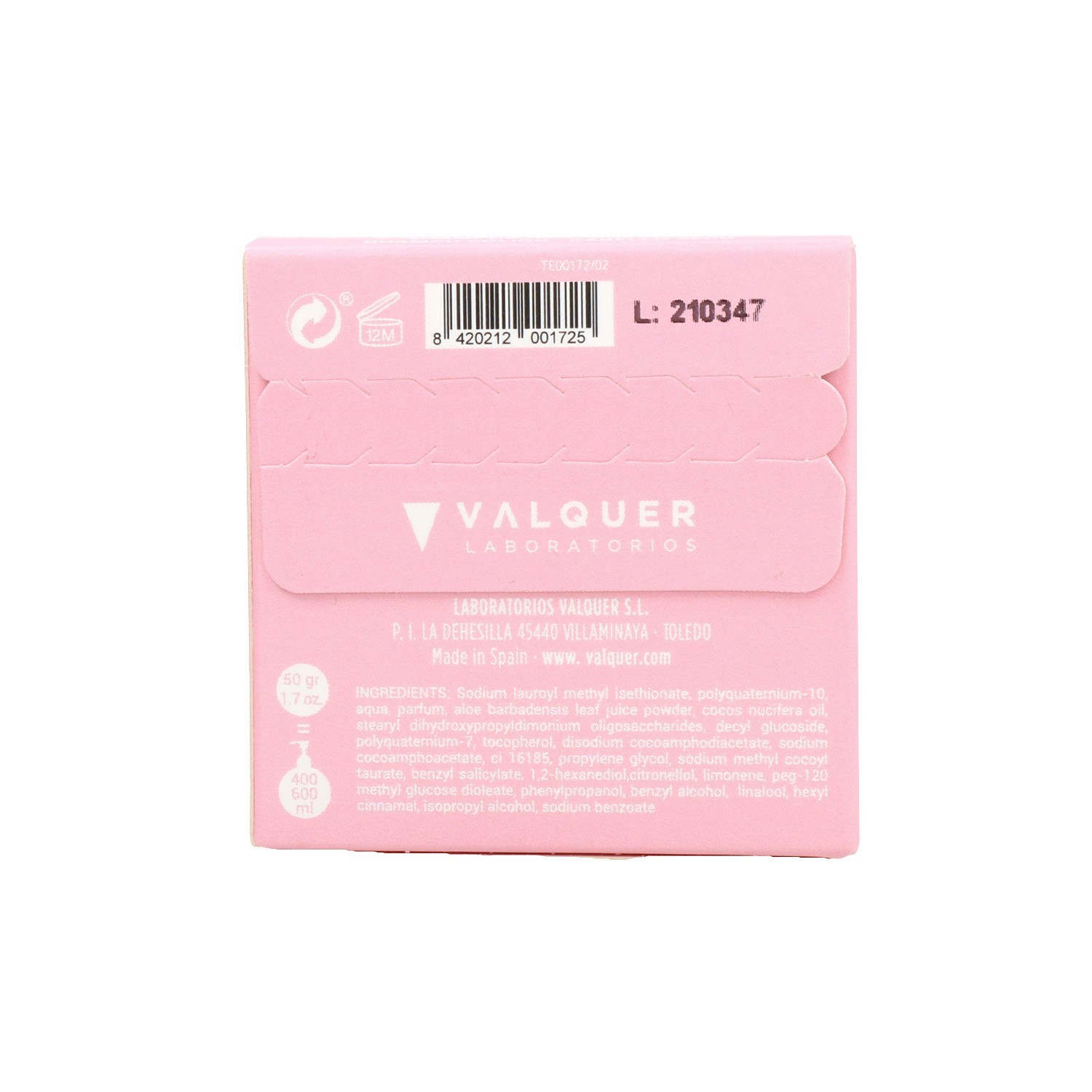 Valquer Petal Shampooing Solide 50 gr