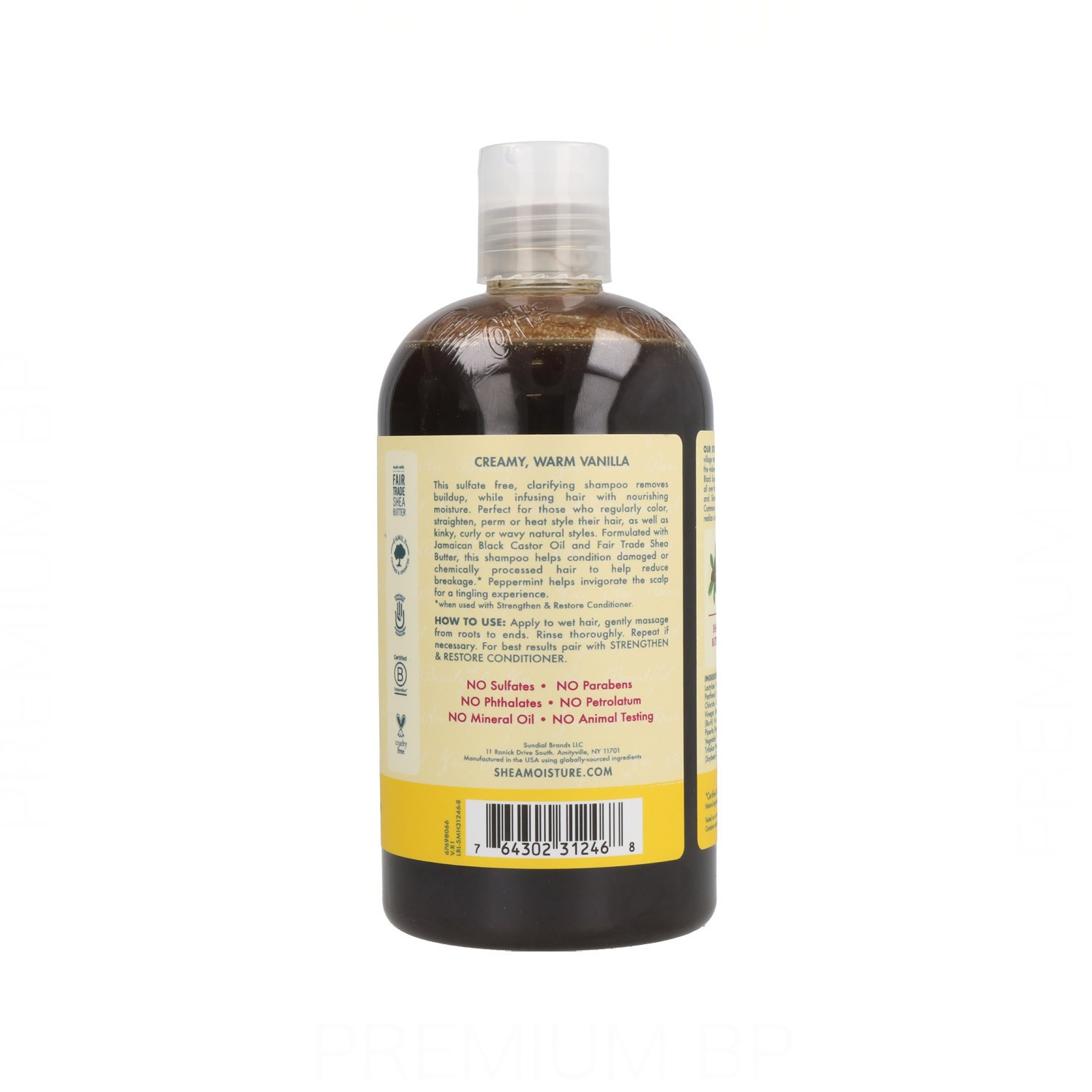 Shea Moisture Jamaican Black Castor Oil Champú 384 ml