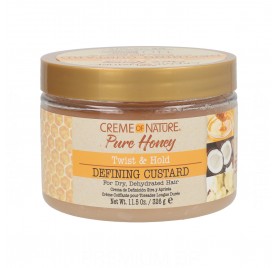 Creme Of Nature Pure Honey Twisted & Hold definindo Custard 326 g