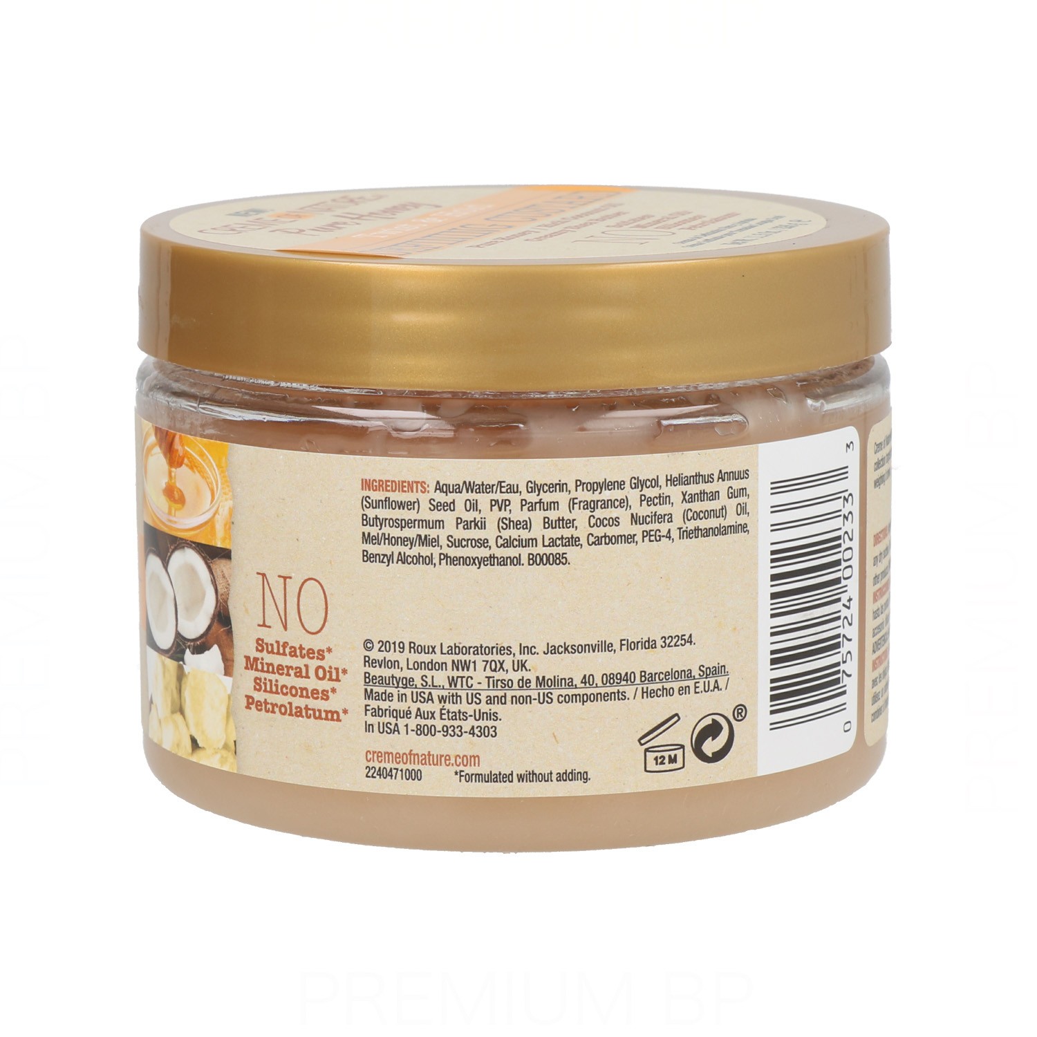 Crème De Nature Pure Honey Twisted & Hold Defining Custard 326 g