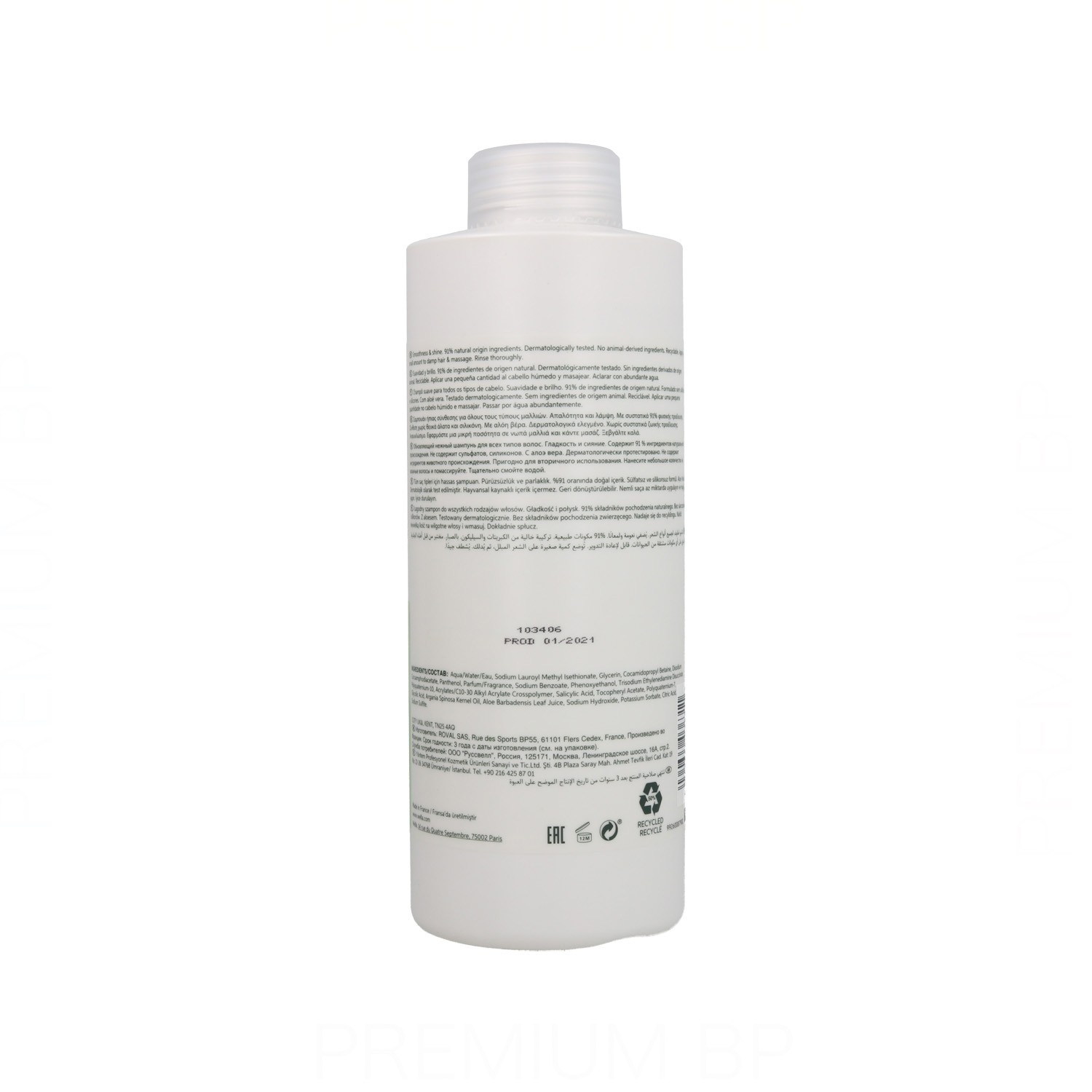 Shampoo Renovador Wella Elements 1000 ml