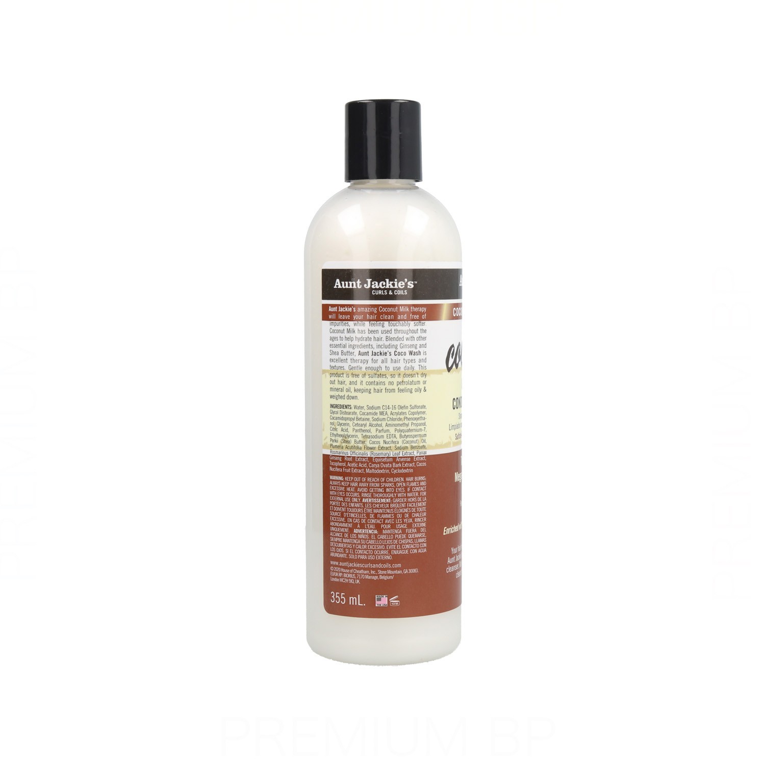 Aunt Jackie's Curls & Coils Coco Wash Limpiador Acondicionador de Leche de Coco 355 ml