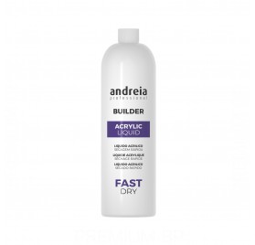 Andreia Professional Builder Acrylic Liquid Fast Dry Liquido Acrilico Secado Rapido 1000 ml