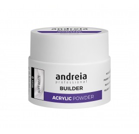 Andreia Professional Builder Acrylic Powder Polvos Acrilicos Soft White 35 g