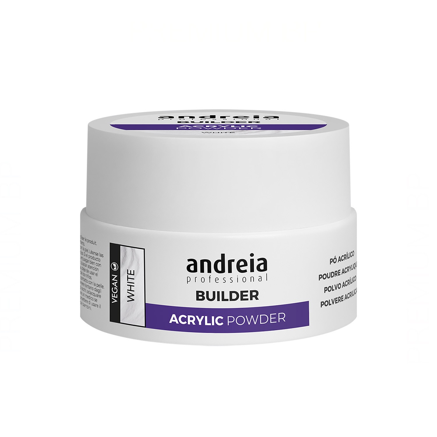 Andreia Professional Builder Acrylic Powder Polvos Acrilicos White 20 g