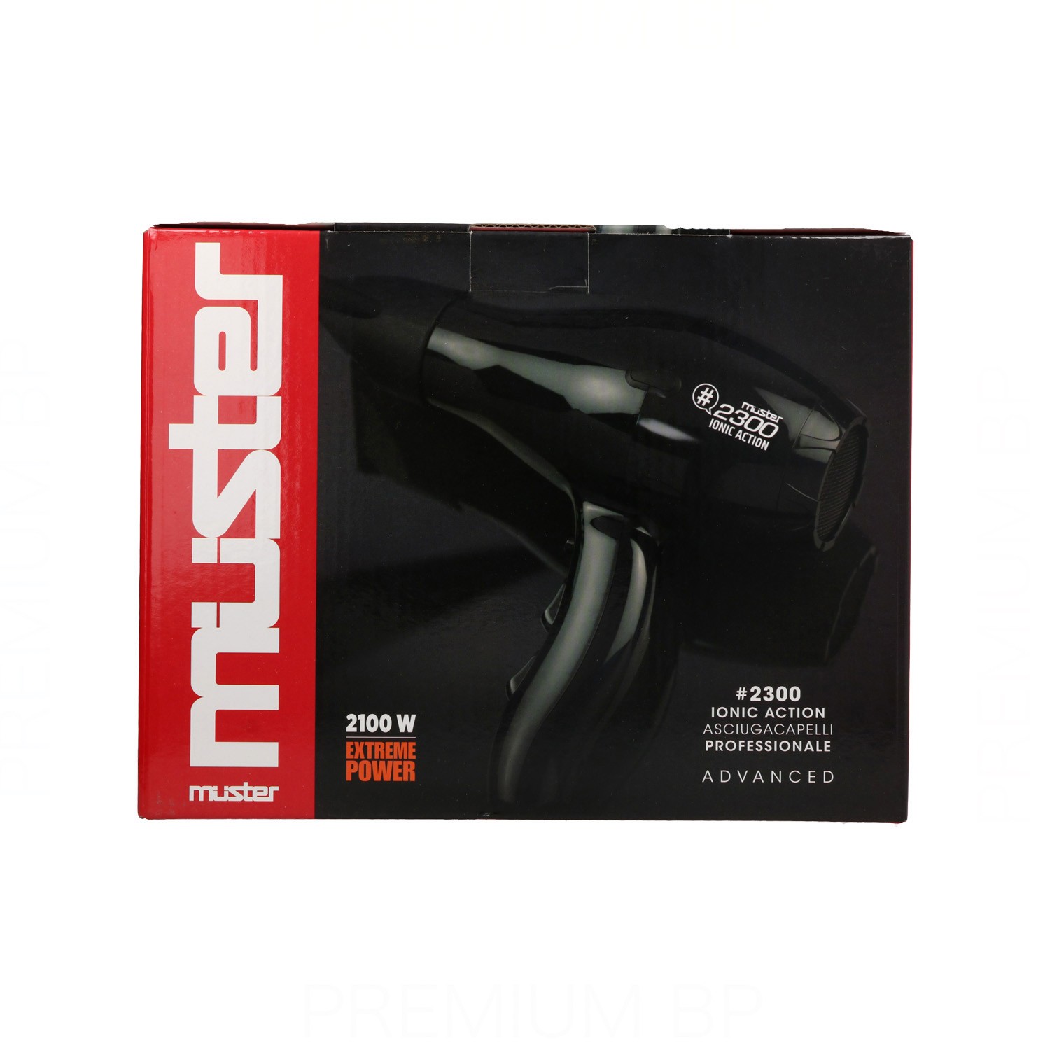 Muster # 2300 Ionic Action Hair Dryer Black