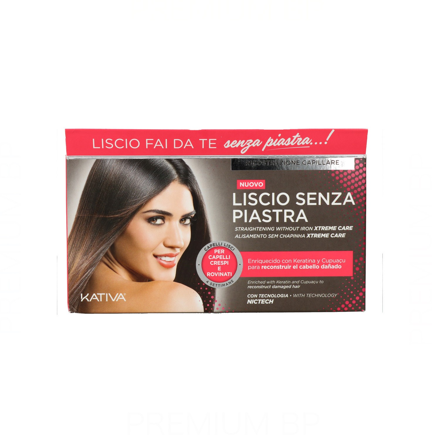 Kativa Keratin Raddizzatura Senza Piastra Xtreme Care Kit