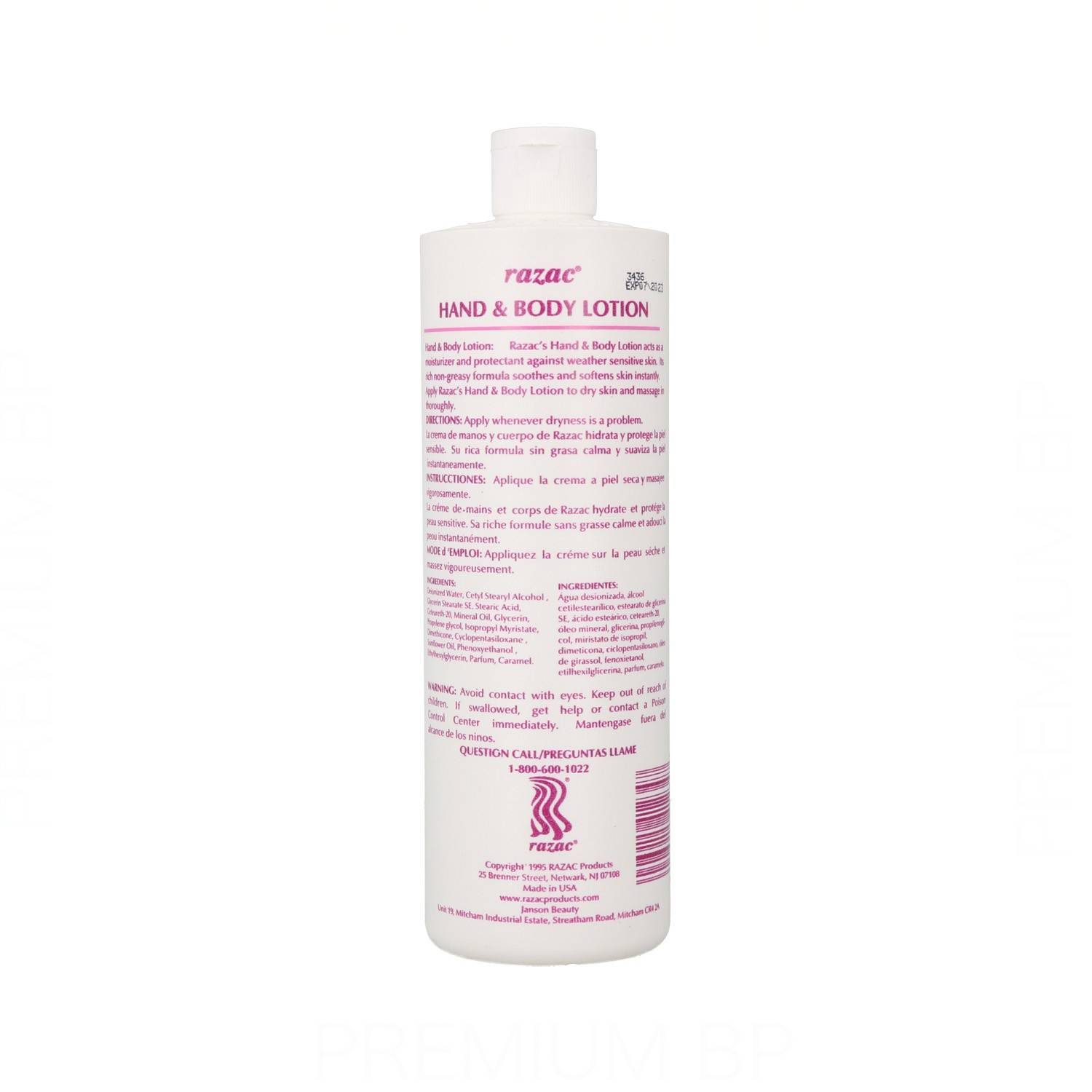 Lotion pour les mains et le corps Razak 474 ml