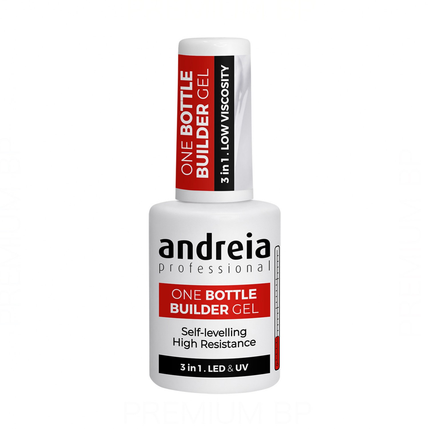 Andreia Professional One Bottle Builder Gel Gel Construcción 3 en 1 Baja Viscosidad Clear 14 ml