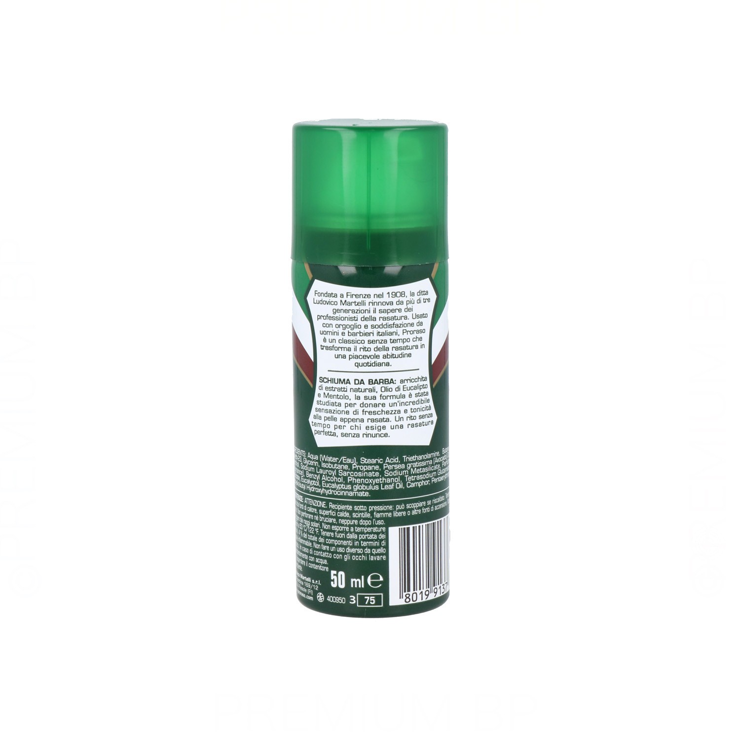 Proraso Eucalyptus & Menthol Shaving Foam Mousse 50 ml